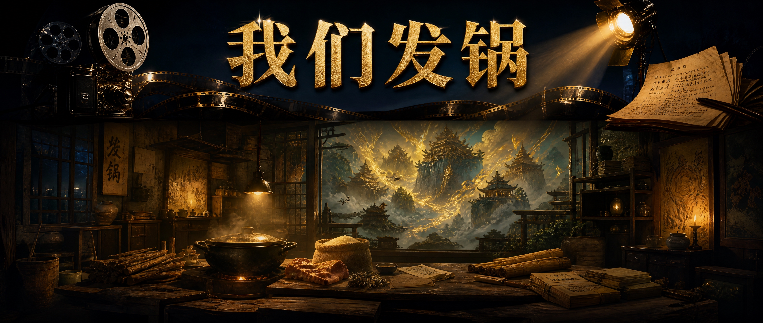 参考图风格复刻：电影胶片质感，宽屏电影画幅2.35:1，画面顶… - 图片创意预览
