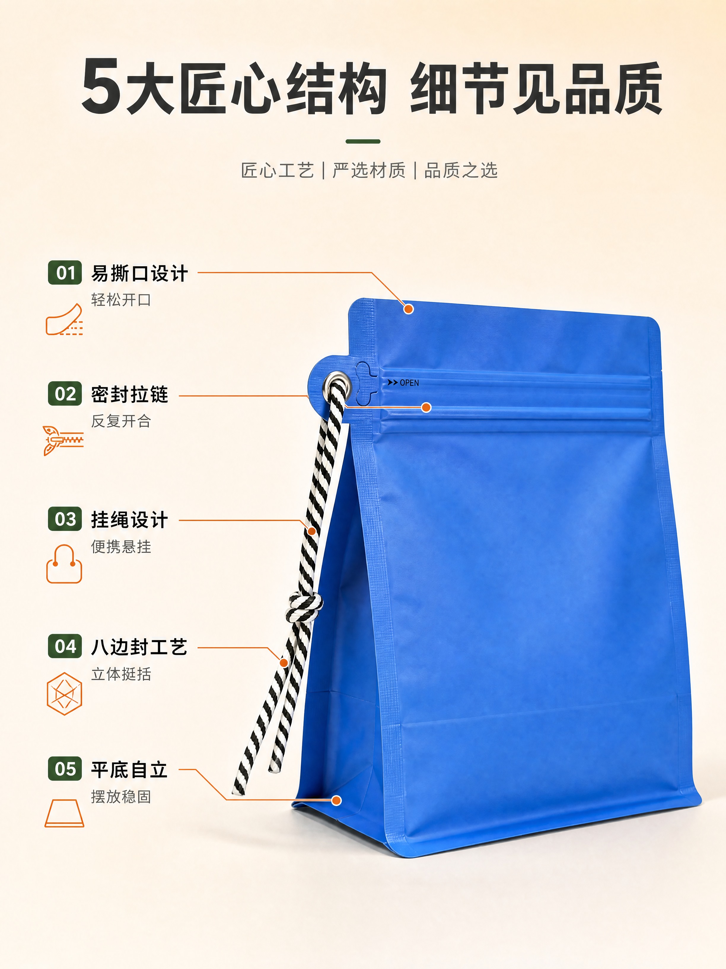 [商品] 使用【图3、图8、图9、图10】八边封铝箔挂绳袋；保… - 图片创意预览