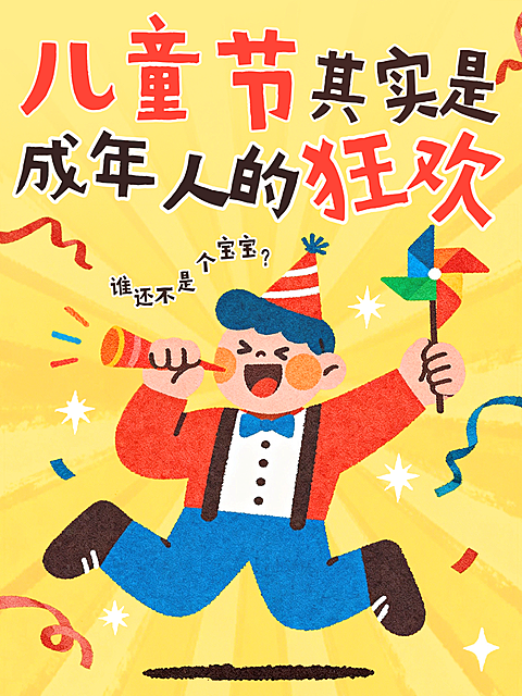 六一儿童节节日祝福童趣风通用竖版海报