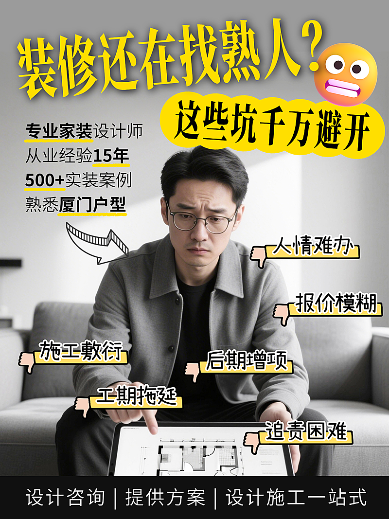 小红书家装封面装潢设计干货科普装修设计避雷避坑