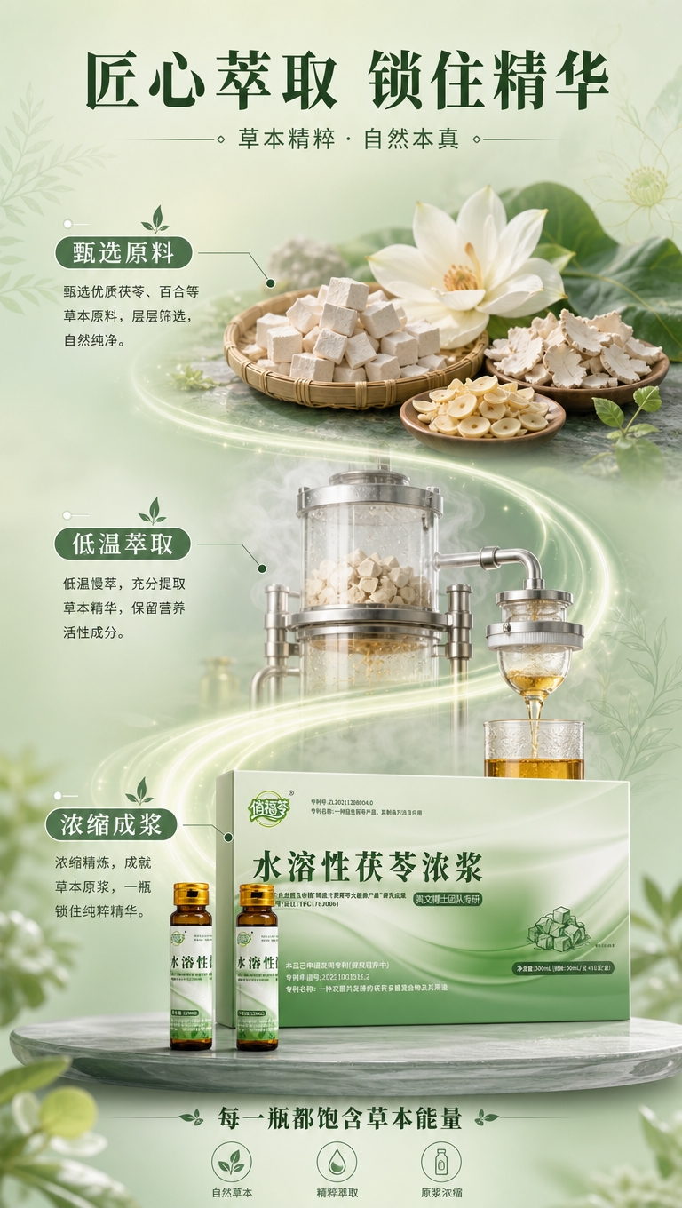 [商品] 使用【图1】俏福苓茯苓浓浆瓶与【图2】外盒；保留产品… - 图片创意预览