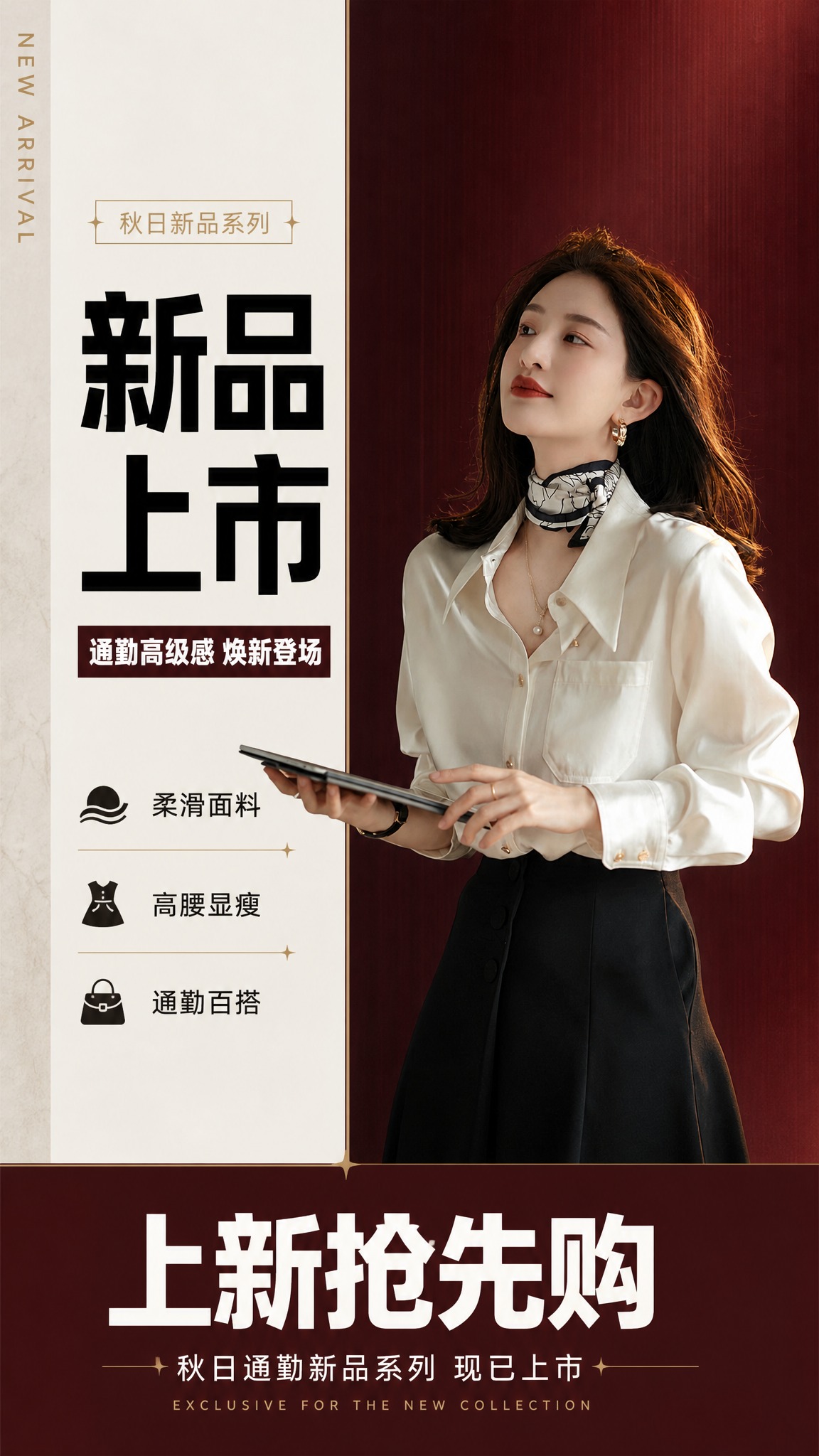 【重新生成任务】以「图1」（模特商品图）为人物与服装的唯一来源… - 图片创意预览