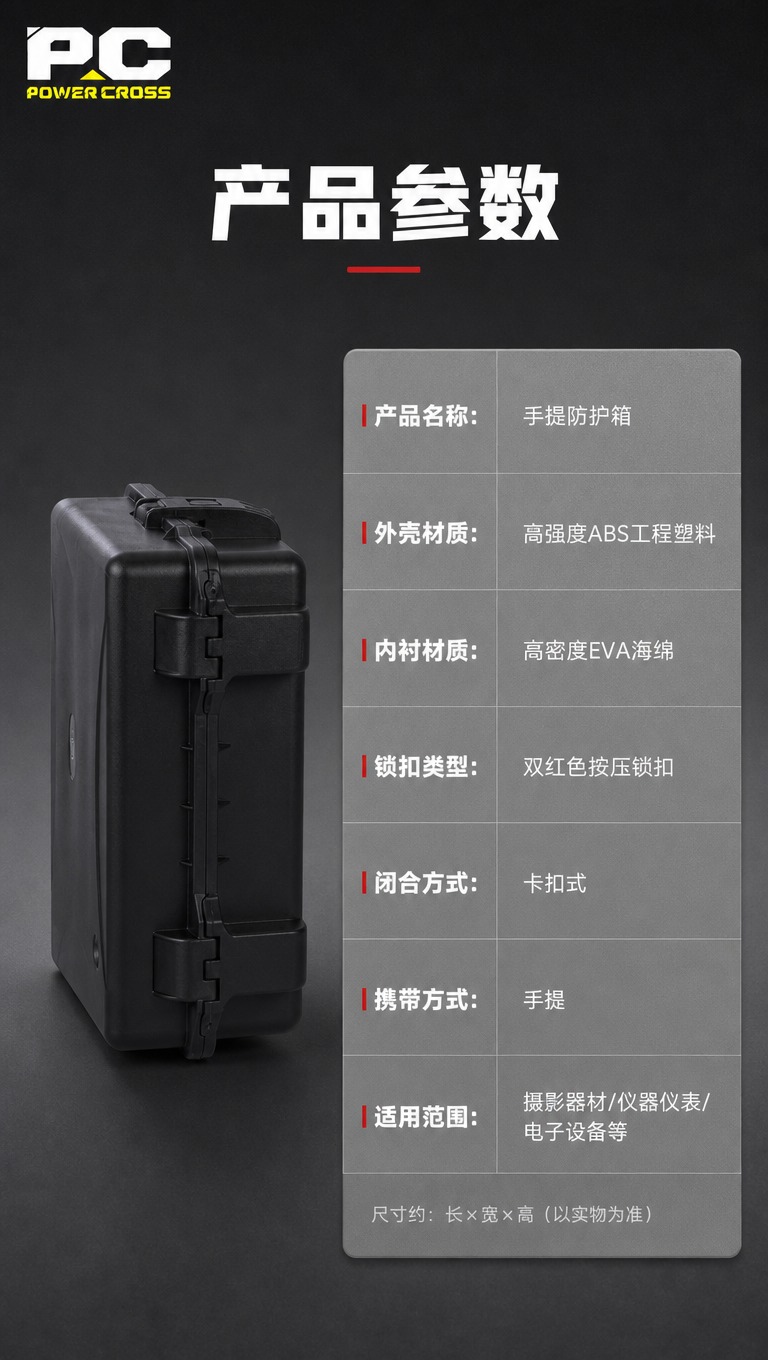 [商品] 使用【图4】手提防护箱侧面图（带锁扣的侧面角度）；严… - 图片创意预览