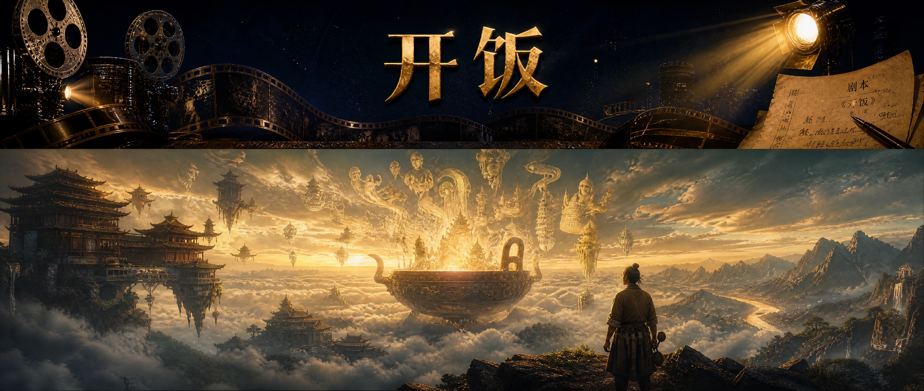 参考图风格复刻：电影胶片质感，宽屏电影画幅2.35:1，画面顶… - 图片创意预览