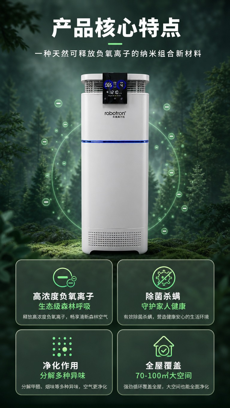[商品] 使用【图1】robotron白色立式负氧离子机；保留… - 图片创意预览