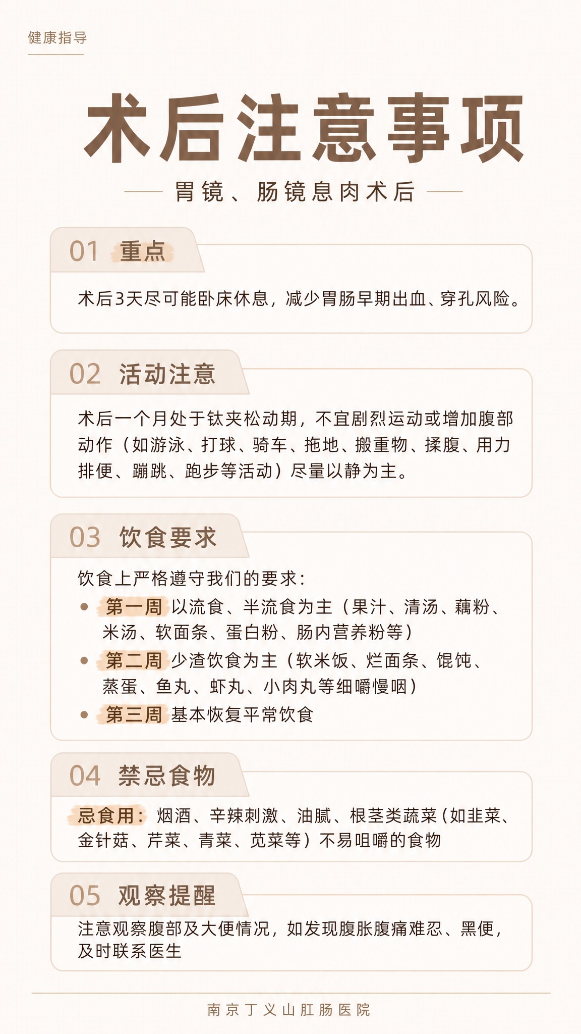 严格沿用参考图的版式风格和配色体系，设计一张9:16竖版的术后… - 图片创意预览