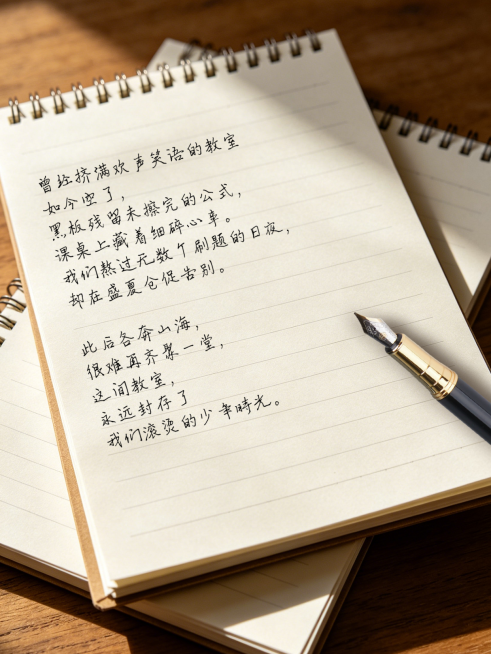 毕业伤感情感语录摘抄分享手写实景风小红书封面预览效果