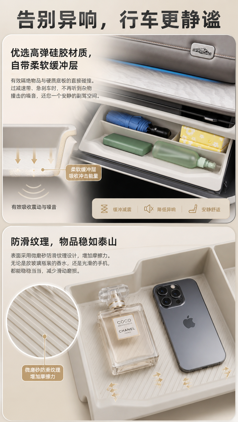 [商品] 使用【图3】【图6】手套箱硅胶垫安装场景与产品图；保… - 图片创意预览