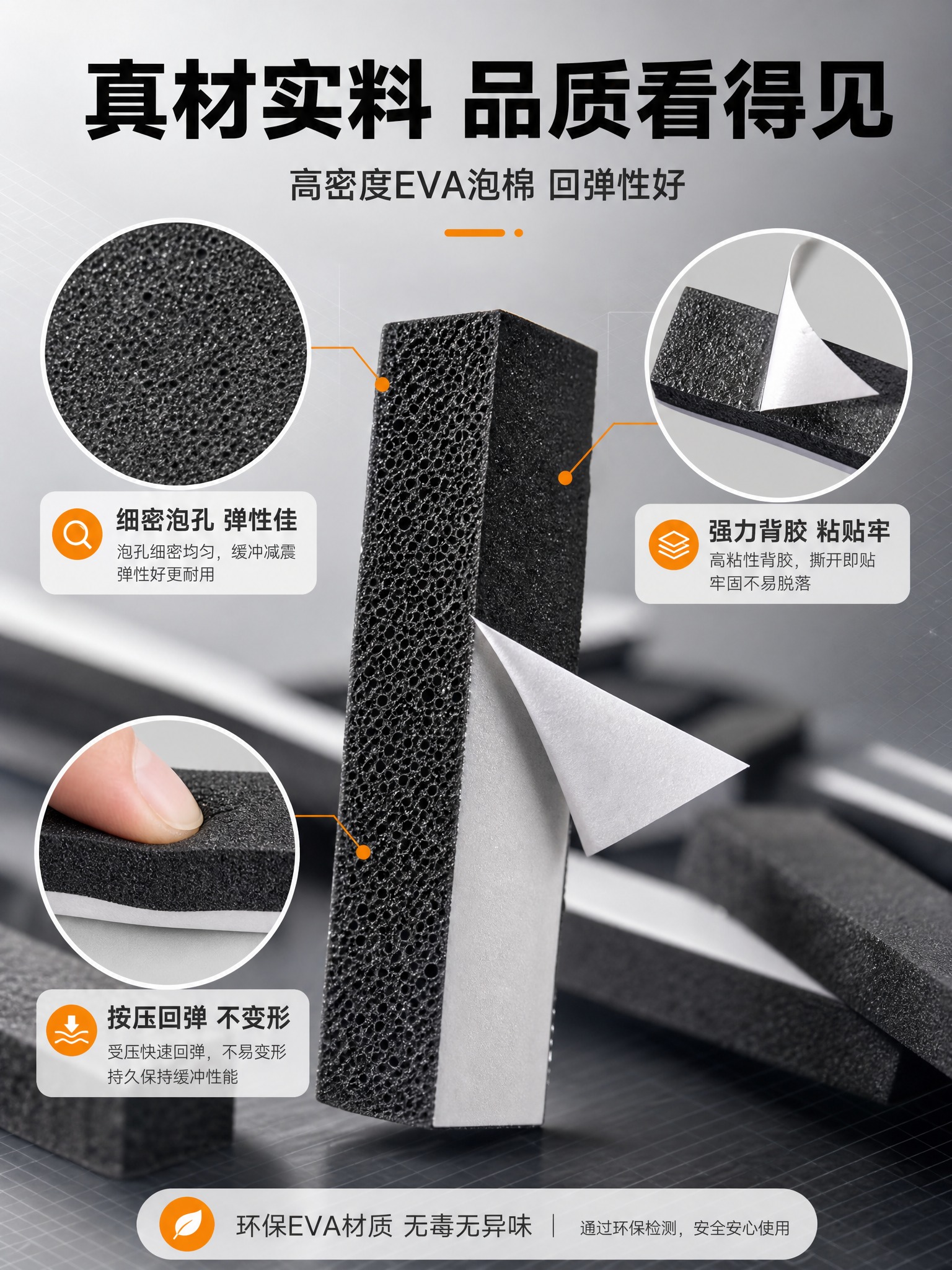 [商品] 使用【图1】长条块状EVA泡棉垫片、【图3】带背胶长… - 图片创意预览