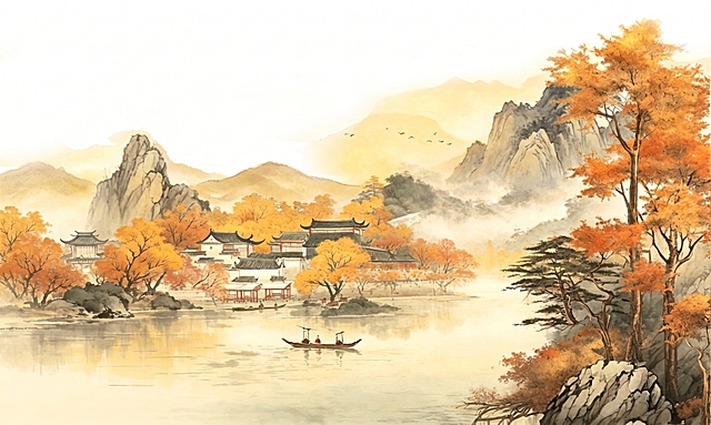 把后面黄色的背景左边低一些，形成和后边高低错落的感觉