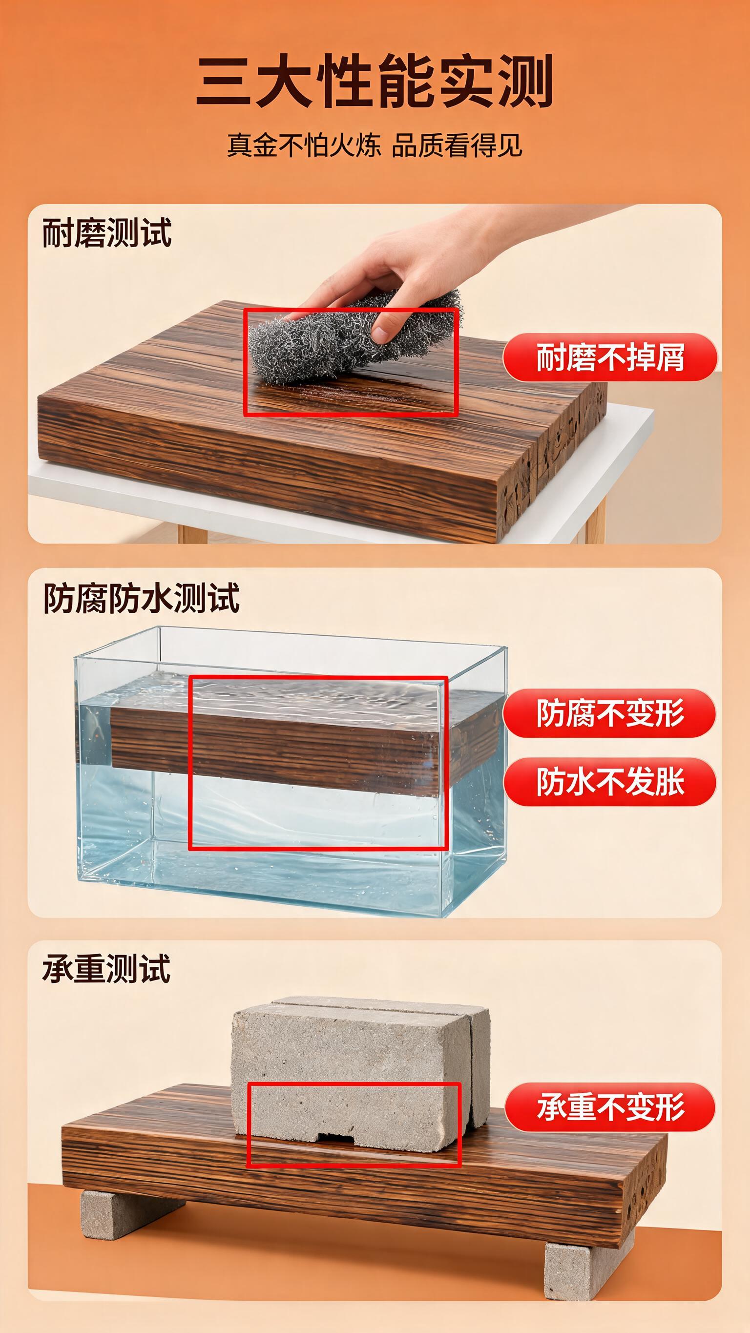 [商品] 使用【图1】中的重竹地板成品；保留深棕色竹纹、表面纹… - 图片创意预览