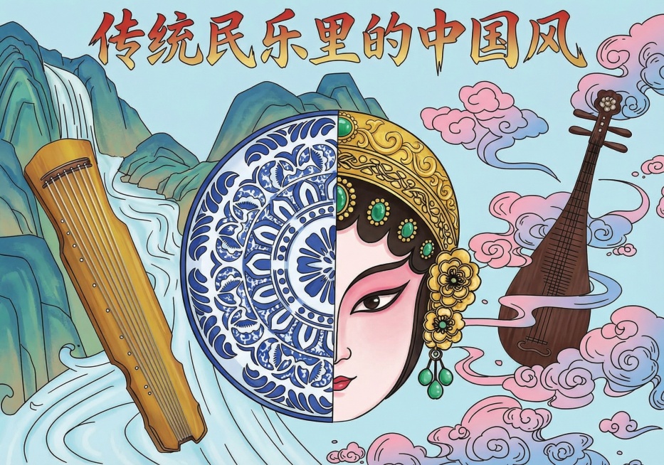 仅为线稿填充颜色，100%保留原始黑色线条的所有细节、位置和粗细，不做任何修改、添加或删除，颜色不能覆盖线条，保持线条清晰可见。预览效果