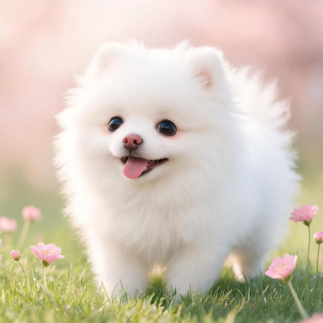 一只可爱的小狗预览效果