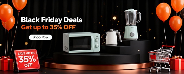 黑色星期五·小家电通用促销视觉