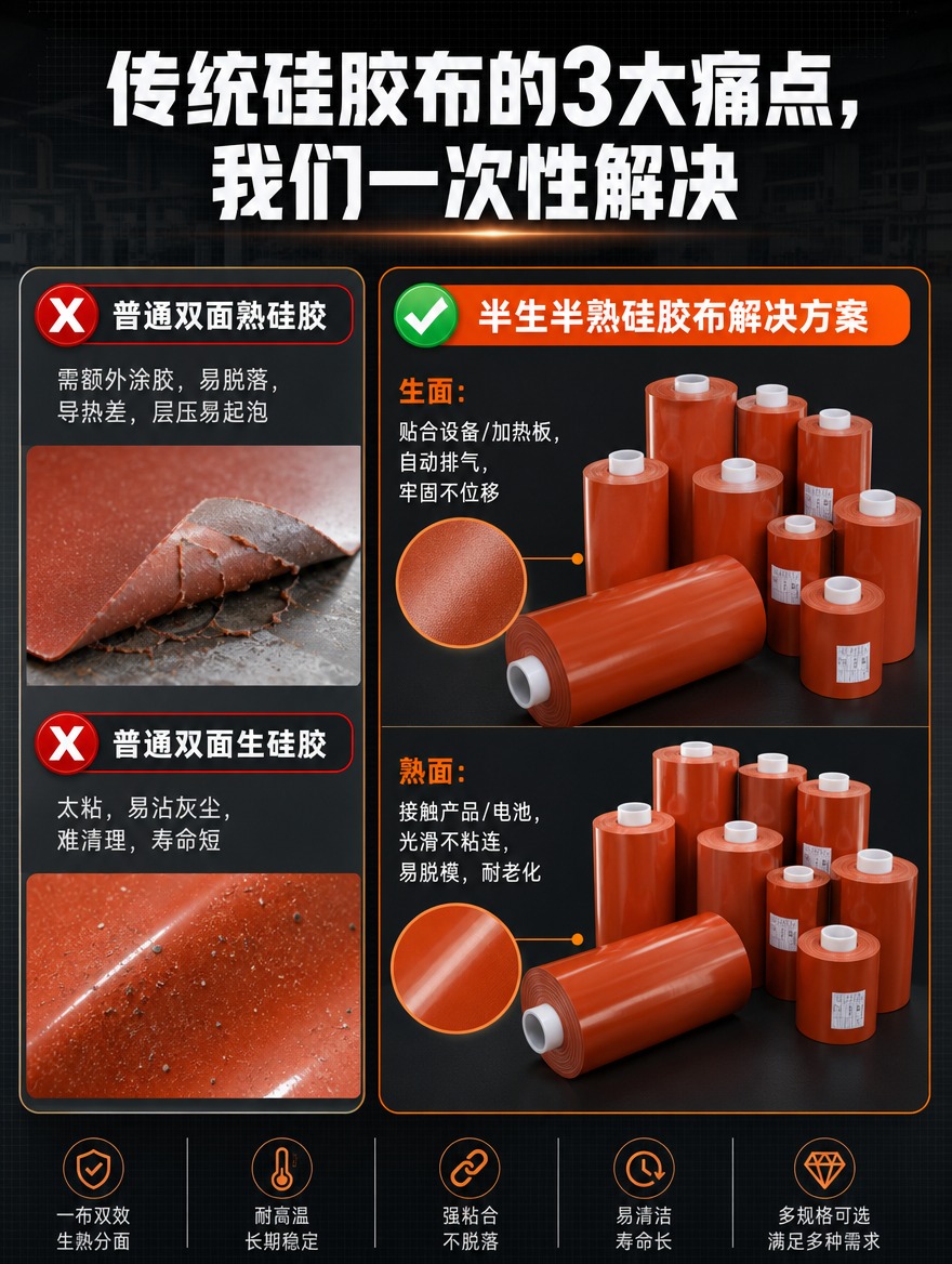 [商品] 使用【图5】多规格硅胶布卷材；保留橘红色卷材外观、不… - 图片创意预览