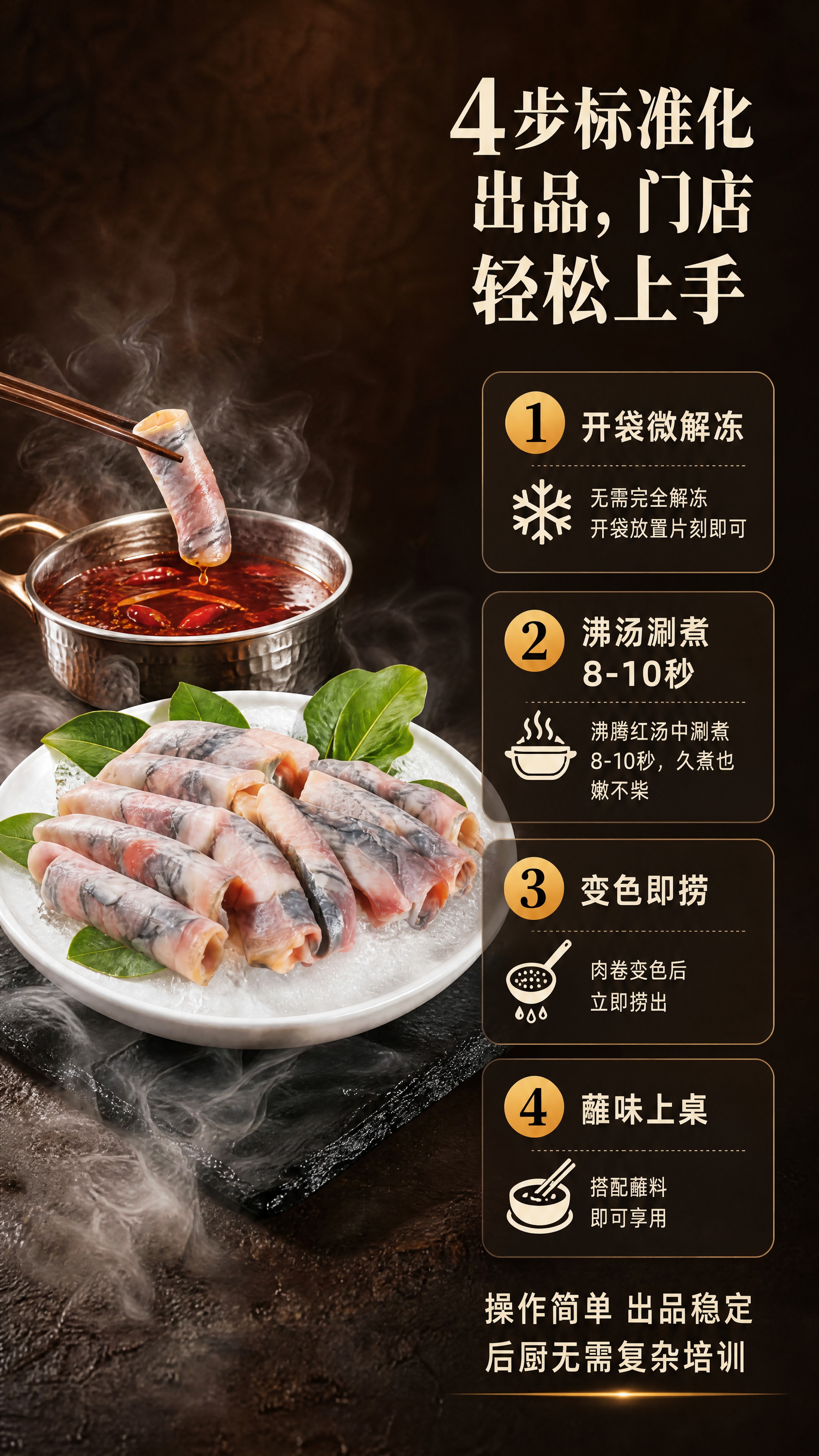 [商品] 使用【图1】商用冷冻乌鸡片；保留乌鸡卷的粉灰相间肉质… - 图片创意预览