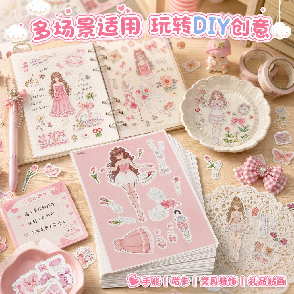 [主图-4] 场景玩法 应用展示。 [统一基调] 甜美可爱软萌… - 图片创意预览