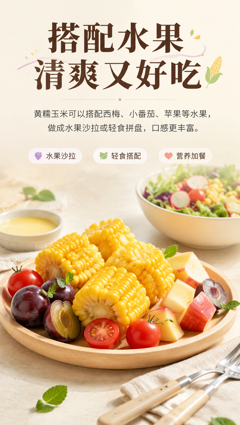 [商品] 使用【图2】蒸熟的新疆黄糯玉米段；保留玉米金黄饱满颗… - 图片创意预览