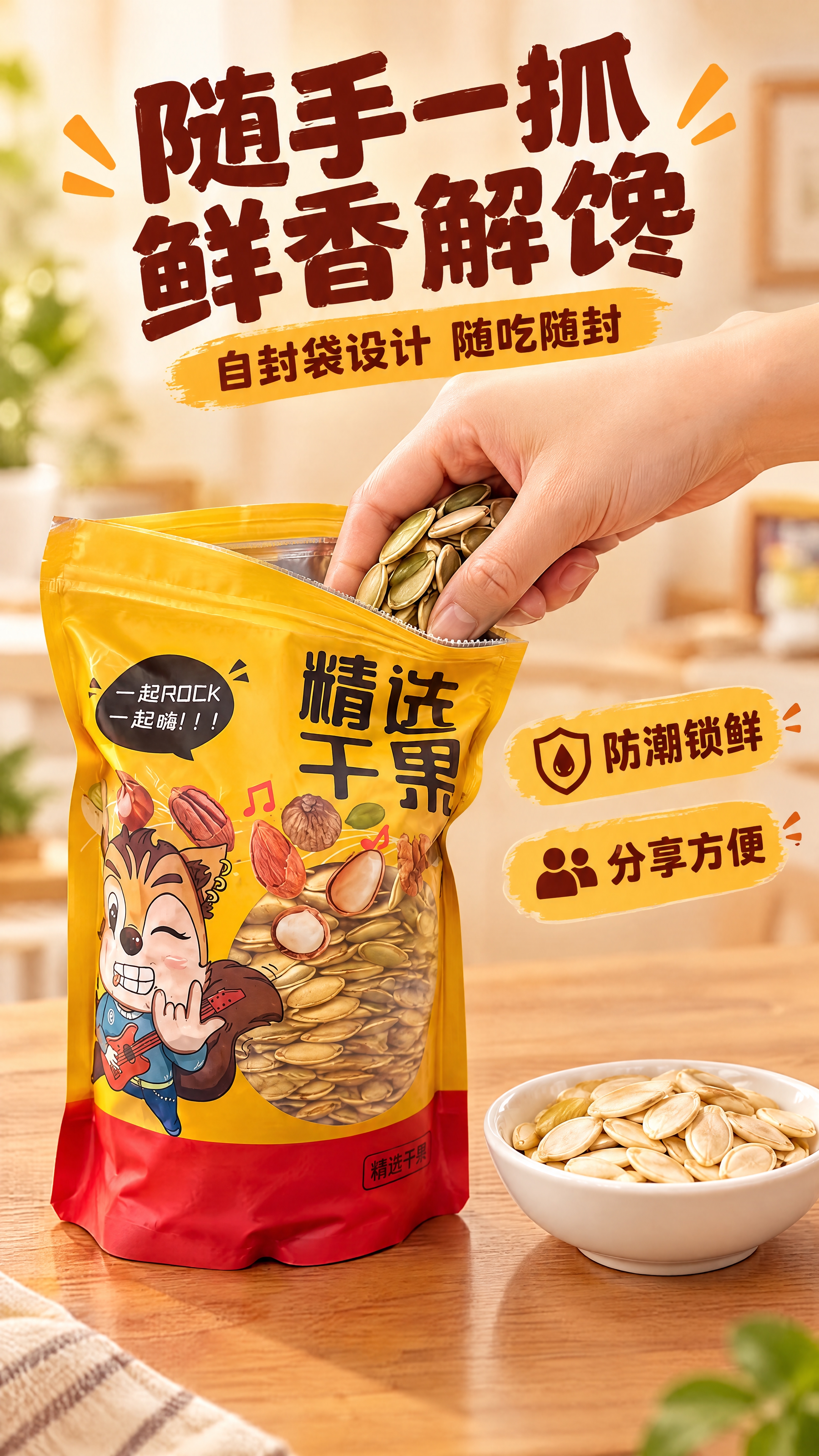 抖音电商9:16竖版详情页第5张-手部操作分享。中景画面，左侧… - 图片创意预览