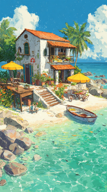 Studio Ghibli style, hand-painted watercolor and gouache aesthetic, soft dreamy lighting with gentle预览效果