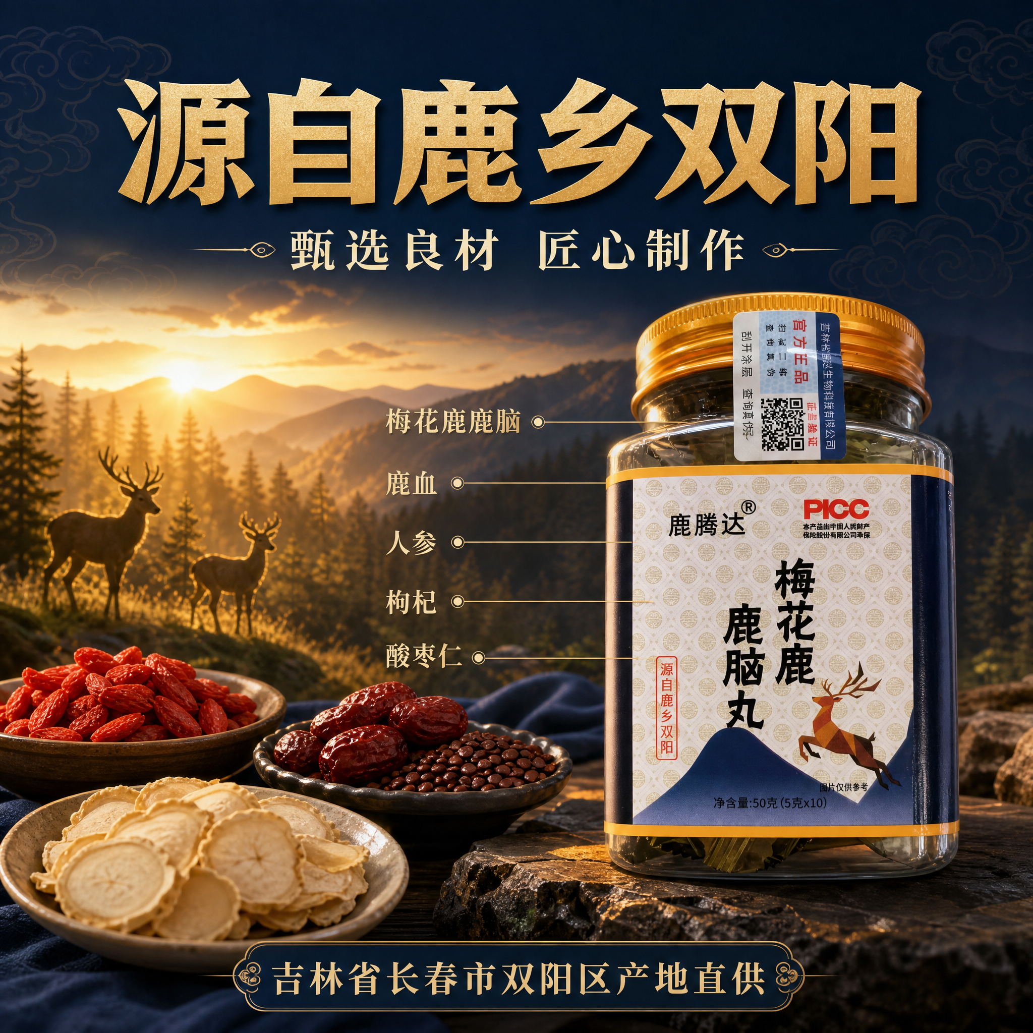 [主图-2] 产地溯源与品质信任 展示源自鹿乡双阳的产地优势与… - 图片创意预览