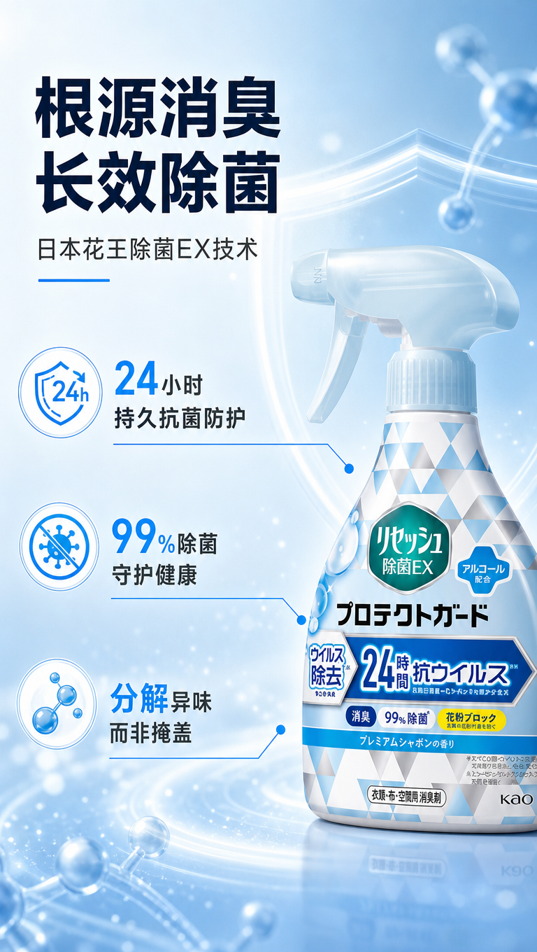 [商品] 使用【图1】左款蓝色瓶盖花王除菌EX Premium… - 图片创意预览