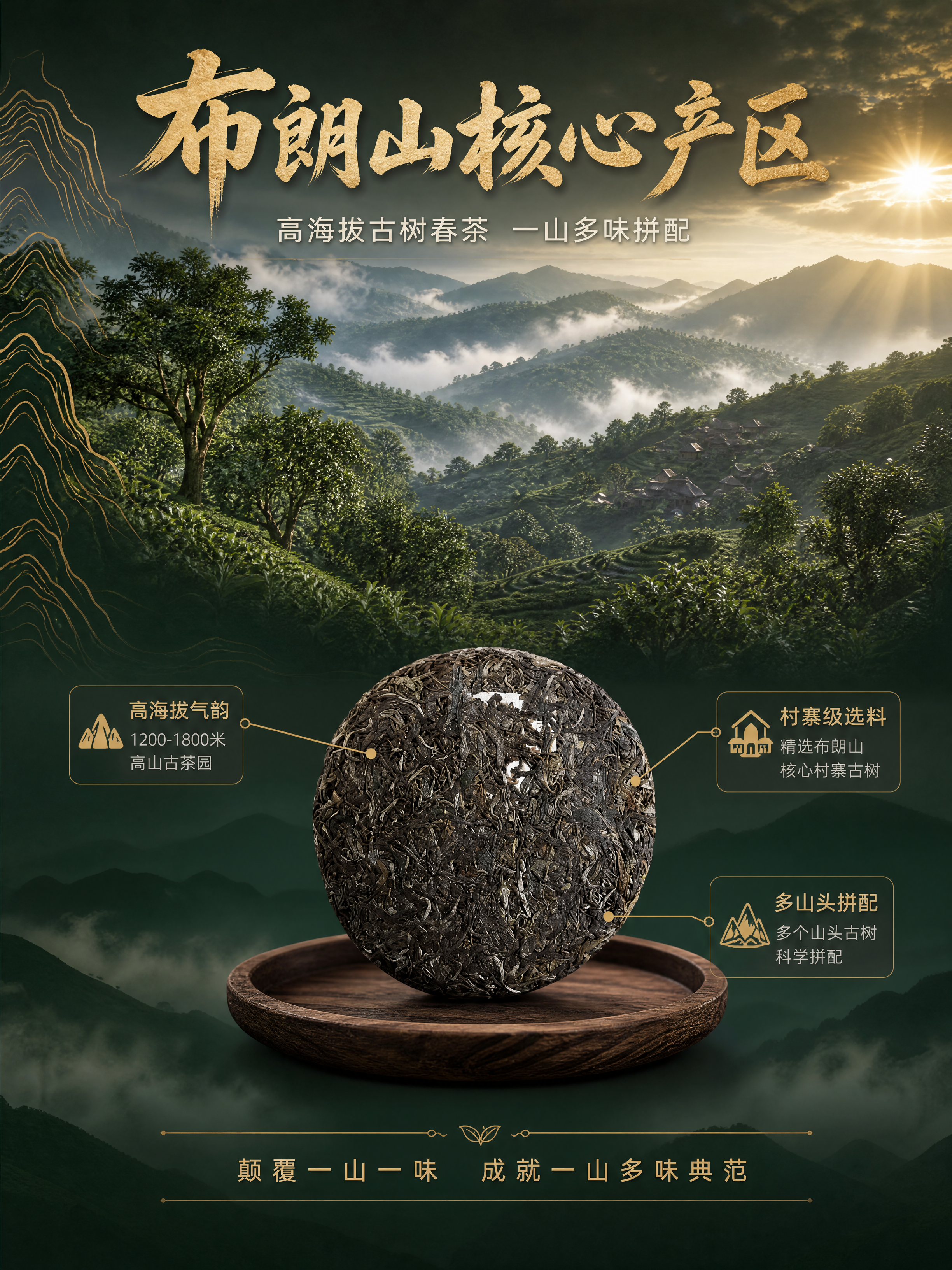 [商品] 使用【图4】中吉号吉祥孔雀普洱生茶饼背面（茶叶面）；… - 图片创意预览