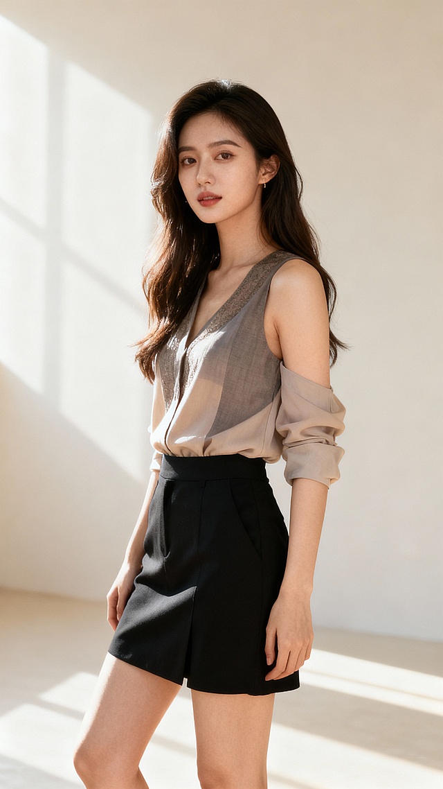 生成30张漂亮有气质小姐姐全身照片