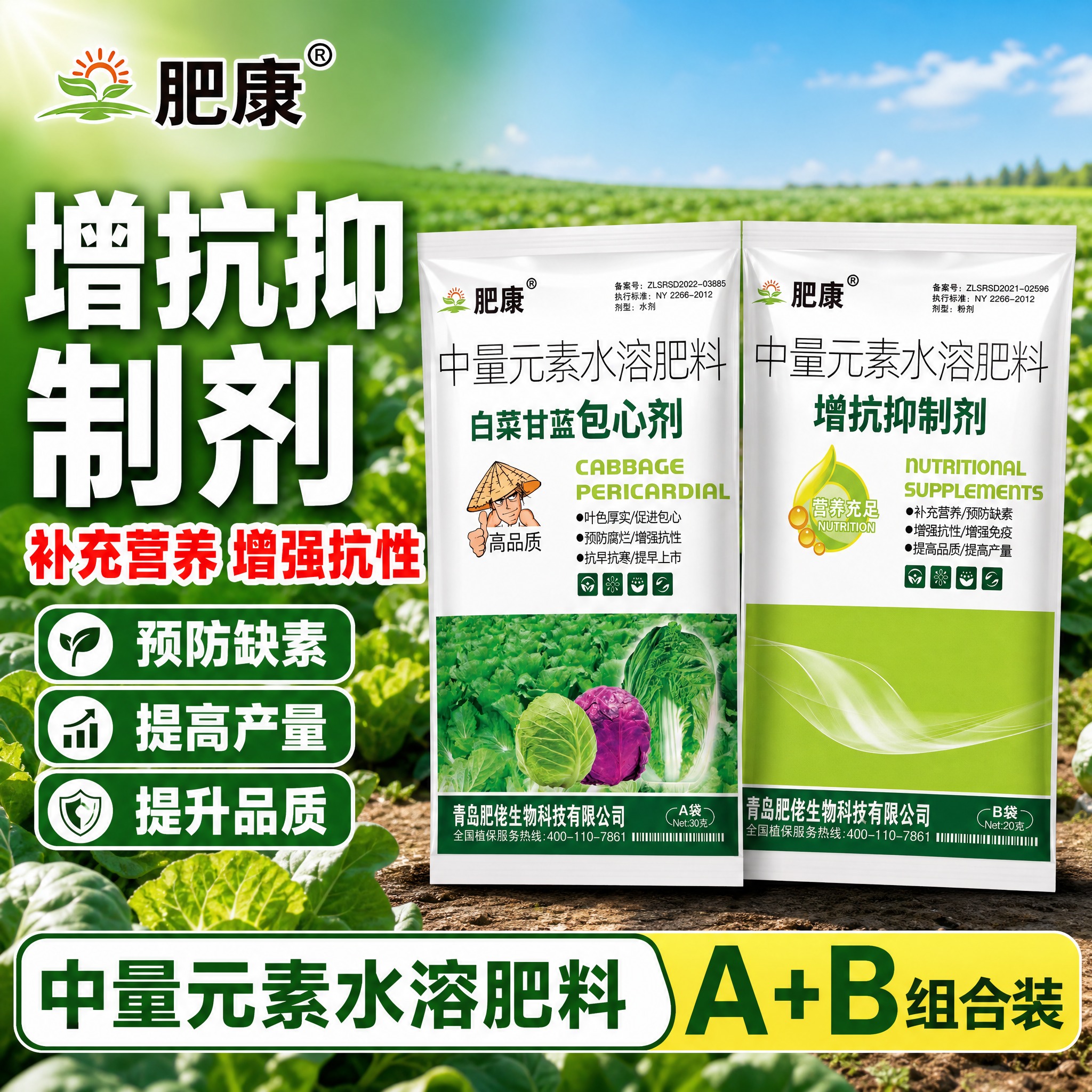 [主图-1] 肥康增抗抑制剂 首图点击率 A+B袋组合 拼多多… - 图片创意预览