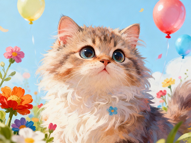 A dog.
There is a cute dog in the park.
The dog eats a bone every morning.
My mom feeds the dog every evening.
The dog is small.
I have a pet.
She likes tigers.
Do you like monkeys?
Yes, I like monkeys.
Do you like elephants?
No, I don't like elephants.
A cat.
The car is small.
The baby is small.
The ball is small.
My grandpa has some dogs.
My mother has some flowers.
My aunt makes cakes.
The apple is big.
The cake is big.
He likes dogs.
My grandma has some cats.
My aunt has a pen.
I have an uncle.
批量生成图片！每句话配1个图，风格分别是1，真实照片风格，2，写实插画风格，画面要多姿多彩，吸引儿童，不要卡通，不要卡通！比例4:3.疑问句采取气泡对话的样子。
气泡内字体加粗，字体要大而且清晰。不是疑问句不要不要气泡，容易混淆的可以添加关键性提示语，用英语。如果句子重复，一定不要生成相同的图片，换一下风景和人物。