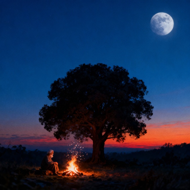 <div class="bg-container">
  <div class="moon"></div>
  <div class="tree"></div>
  <div class="old-m预览效果