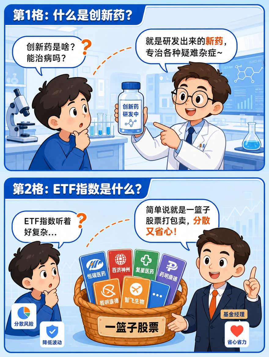 [商品] 无实物商品，为创新药ETF投资者教育科普内容；服务素… - 图片创意预览