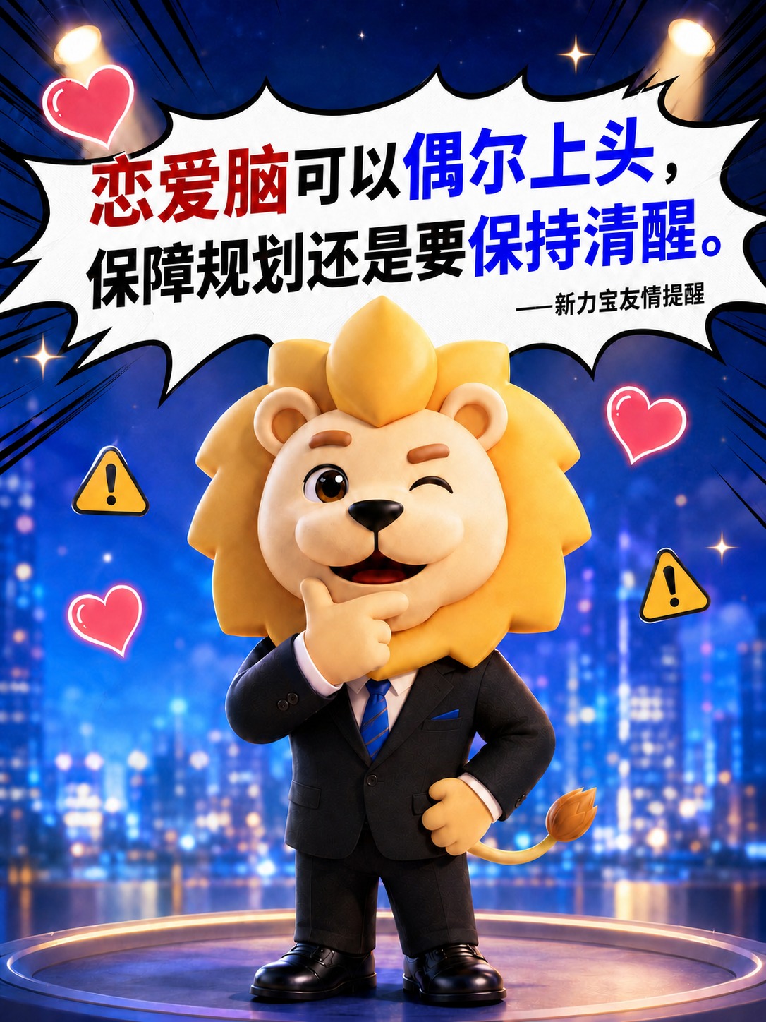 去掉狮子西装领口的金色金属司徽，将该处西装面料修复为与周围一致… - 图片创意预览