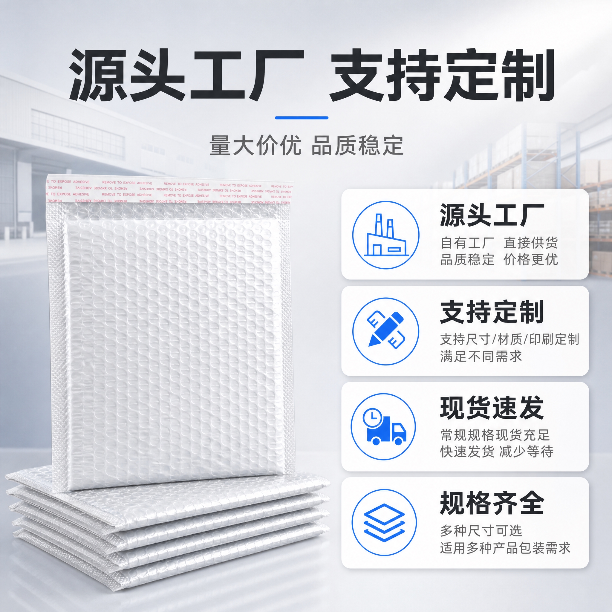 [主图-5] 源头工厂与服务保障转化图，突出源头工厂、支持定制… - 图片创意预览