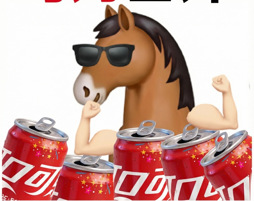 把图中emoji图像中的可乐调整为高清图片预览效果
