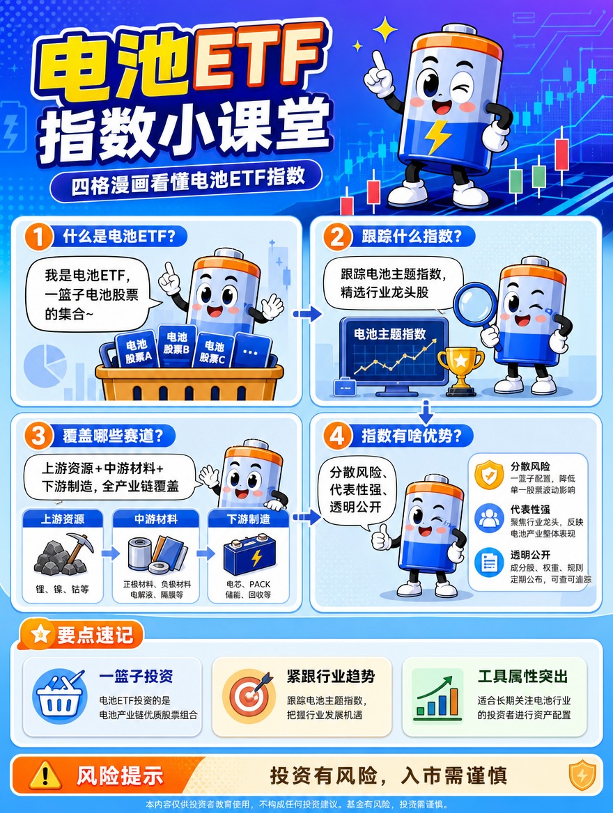 [商品] 无实物商品，为电池ETF投资者教育科普长图文，内容为… - 图片创意预览
