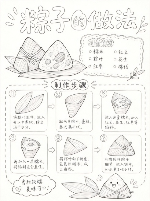 将现有的线稿调整为浅色线稿，所有线条颜色改为浅灰色，更浅淡，保持手抄报原布局和全部内容不变预览效果
