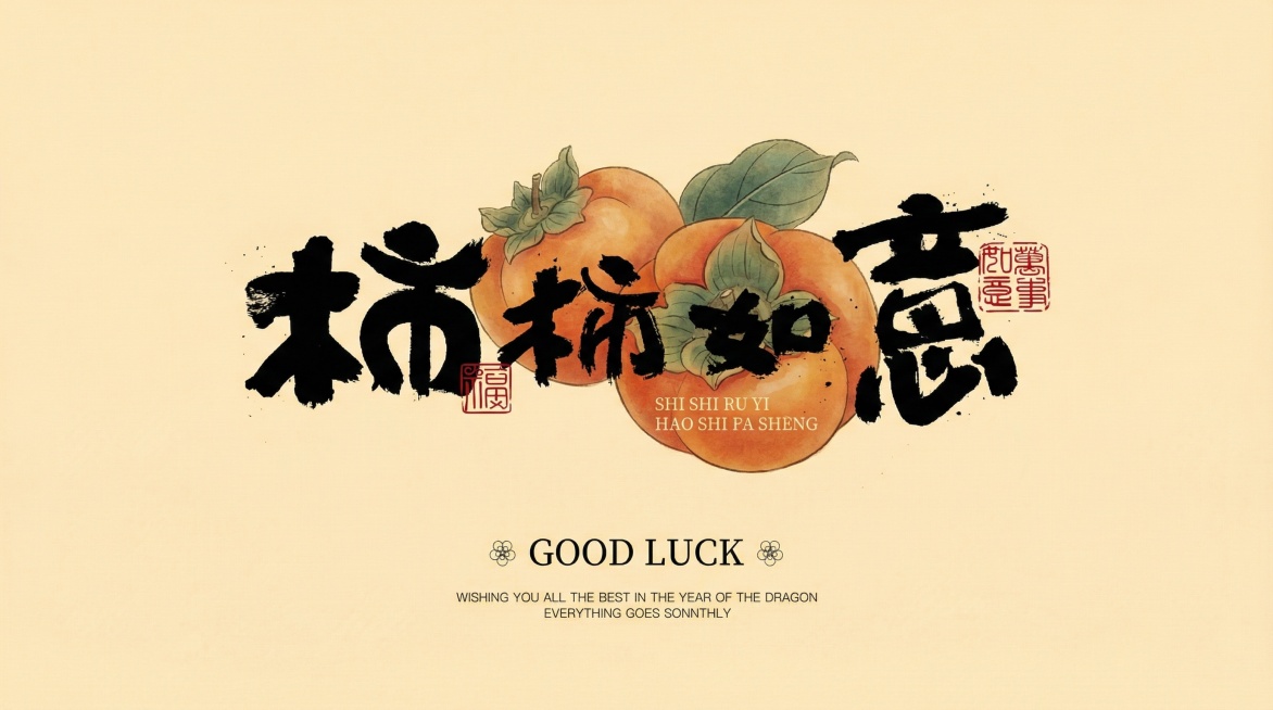 柿子的画风改的更古风预览效果