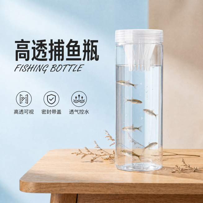 生成捕鱼瓶卖点主图预览效果