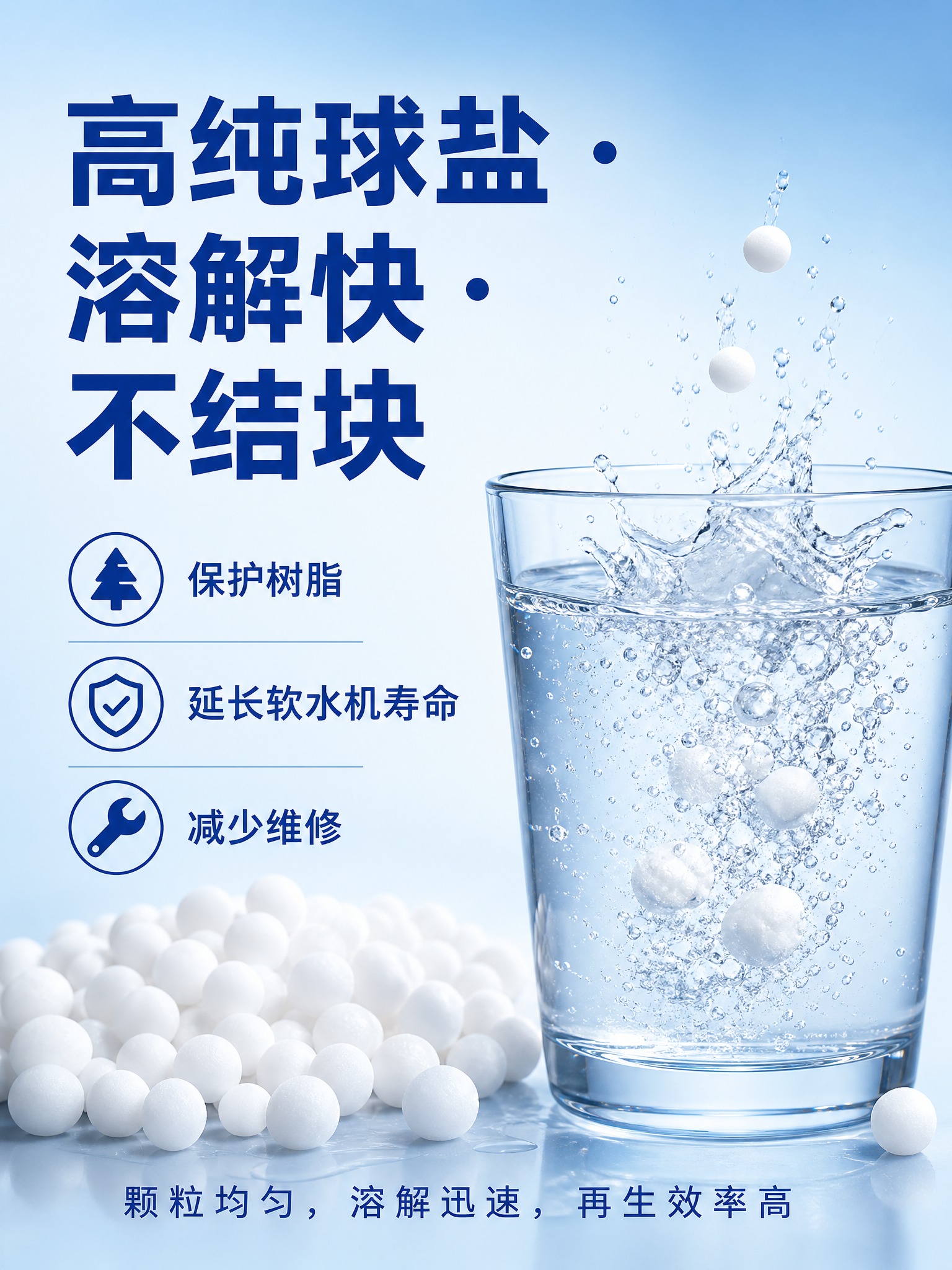 【主图2·颗粒卖点图】淘宝软水盐主图，3:4竖版1200×16… - 图片创意预览