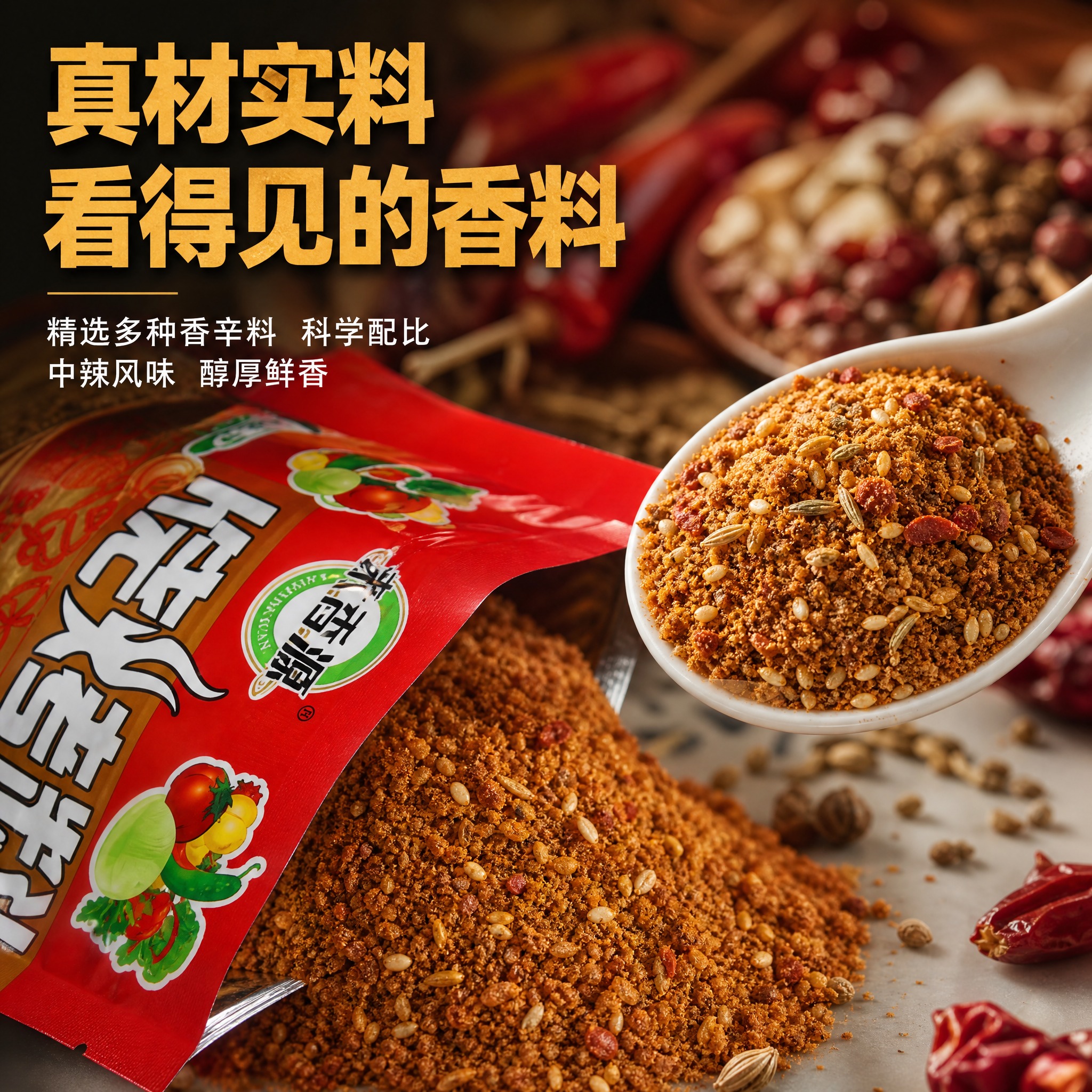 [主图-3] 细节品质 原料与粉质特写 [统一基调] 淘宝天猫… - 图片创意预览