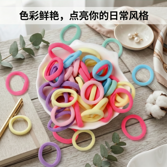将图片上的英文全部转换成中文，字体、排版和颜色均保持不变，Vibrant Colors to Brighten Your Daily Style译为色彩鲜艳，点亮你的日常风格预览效果
