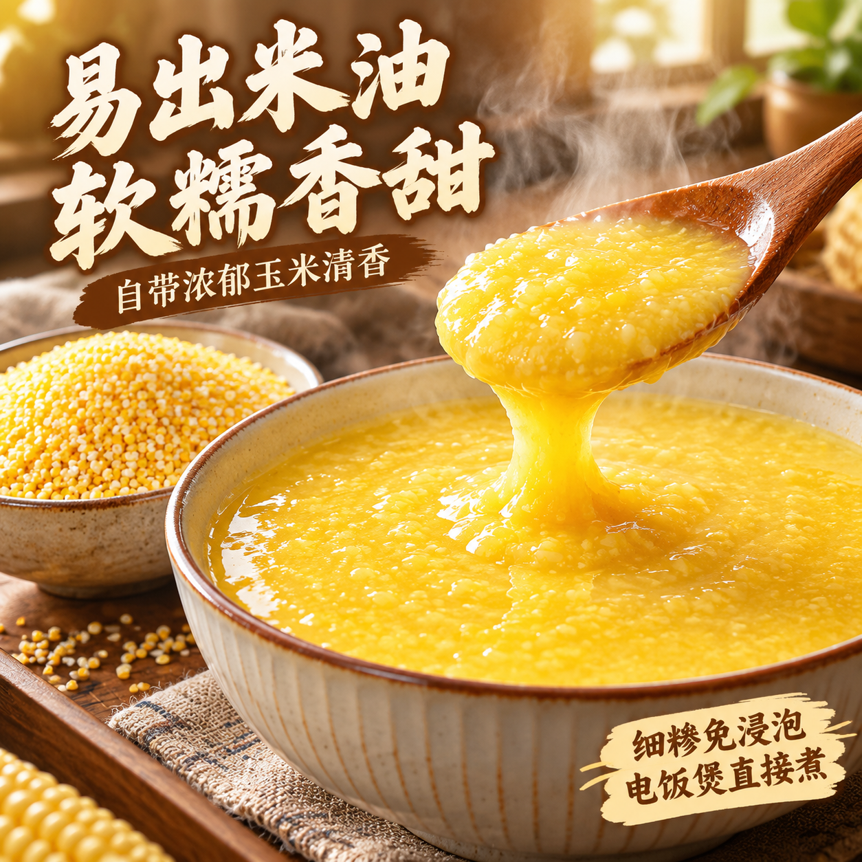 [主图-5] 口感吃法 熬粥易出稠厚米油 软糯香甜。 [统一基… - 图片创意预览