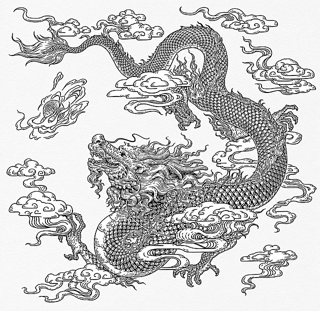 将这张线稿图片变得更加清晰，锐利线条更分明