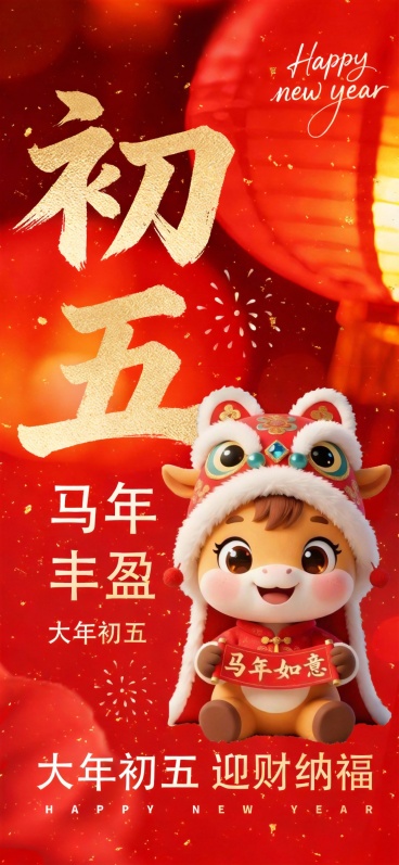 帮我把图中的初八改成初五预览效果