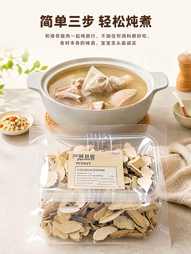 换成透明包装的药材