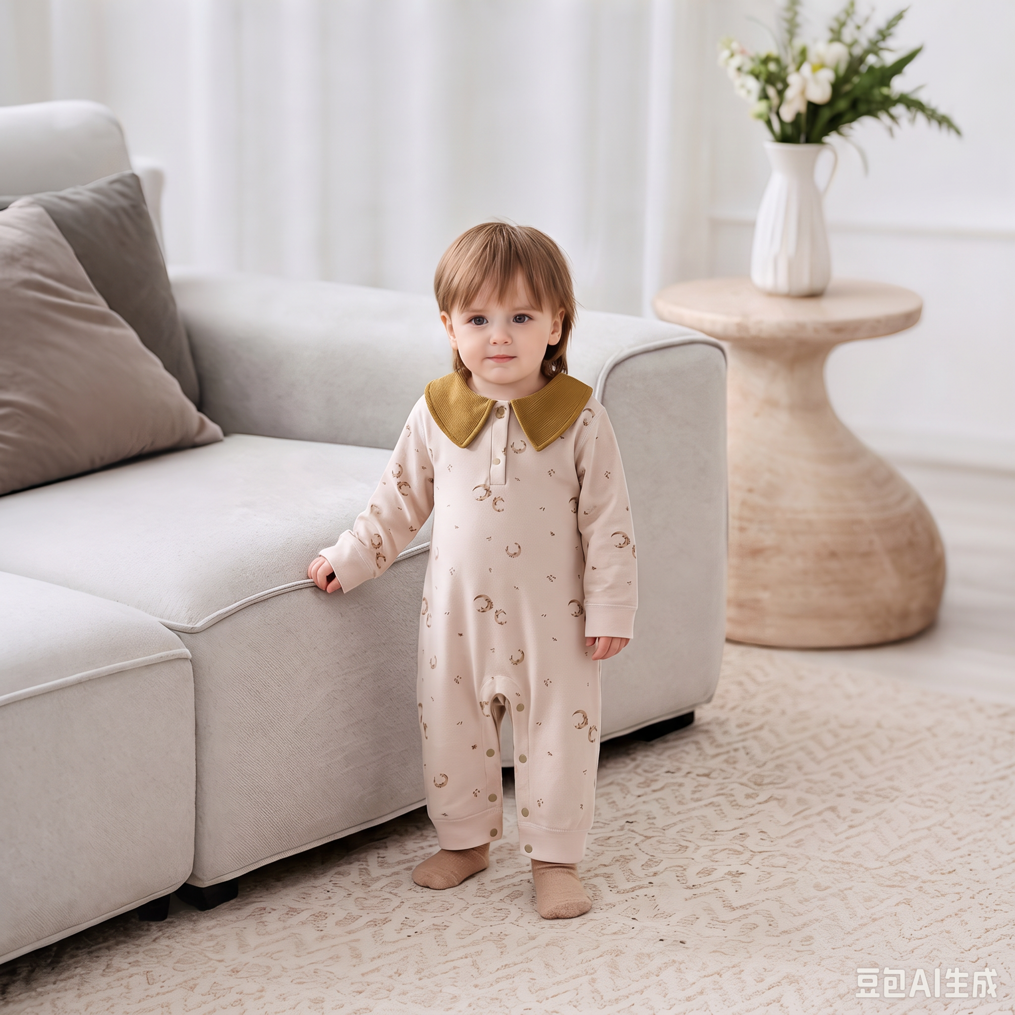 把图1模特的衣服替换成图2的衣服，保持图2衣服的颜色版型和面料… - 图片创意预览