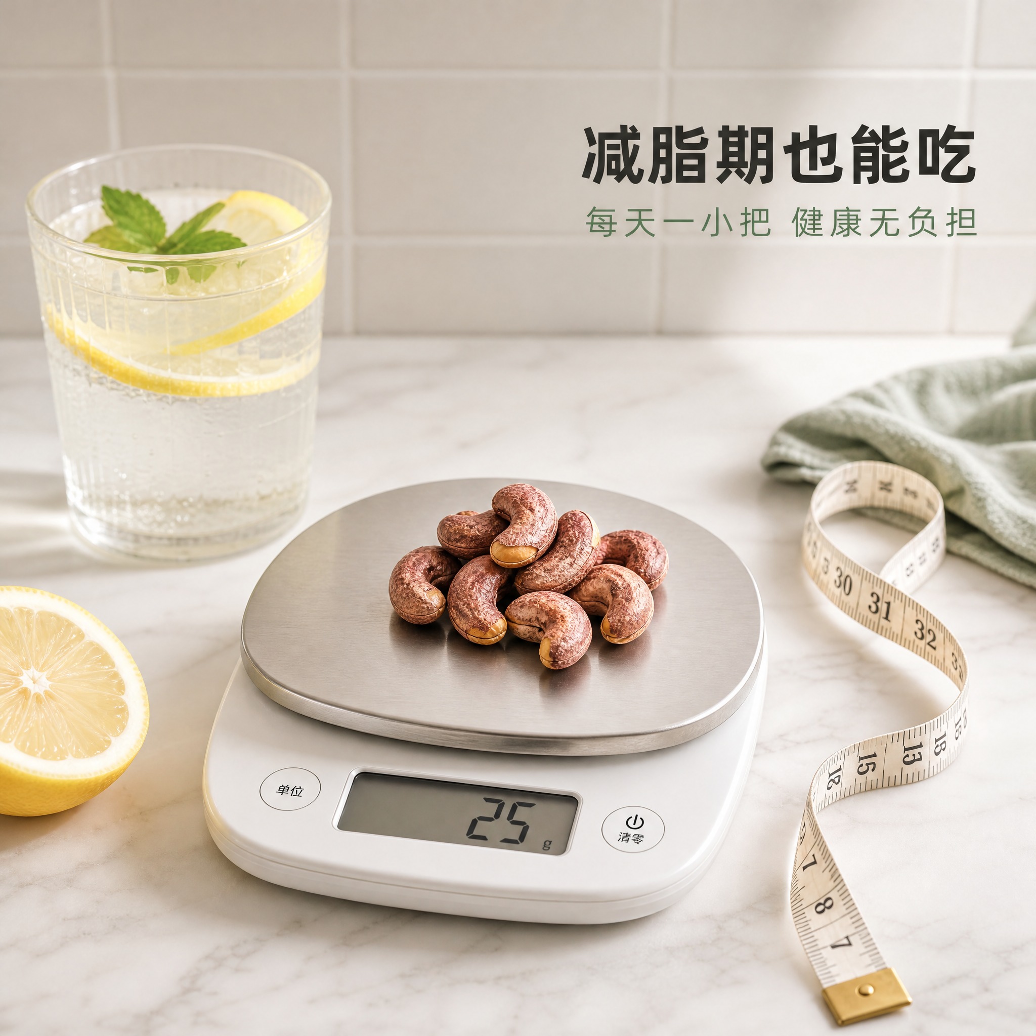 [主图-15] 紫衣盐焗腰果减脂期零食功能图，突出减脂期也能吃… - 图片创意预览