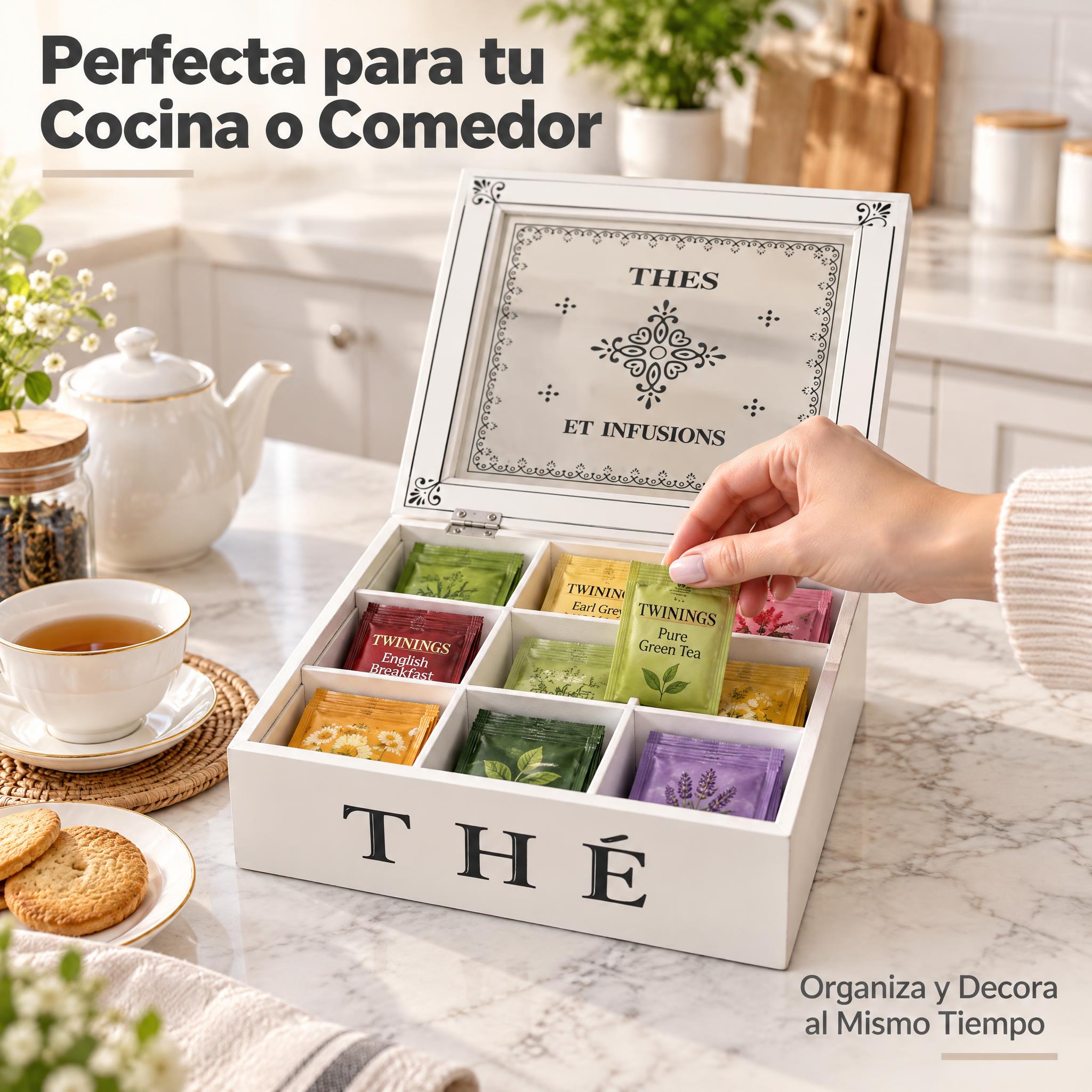[主图-4] Caja Organizadora de Té… - 图片创意预览