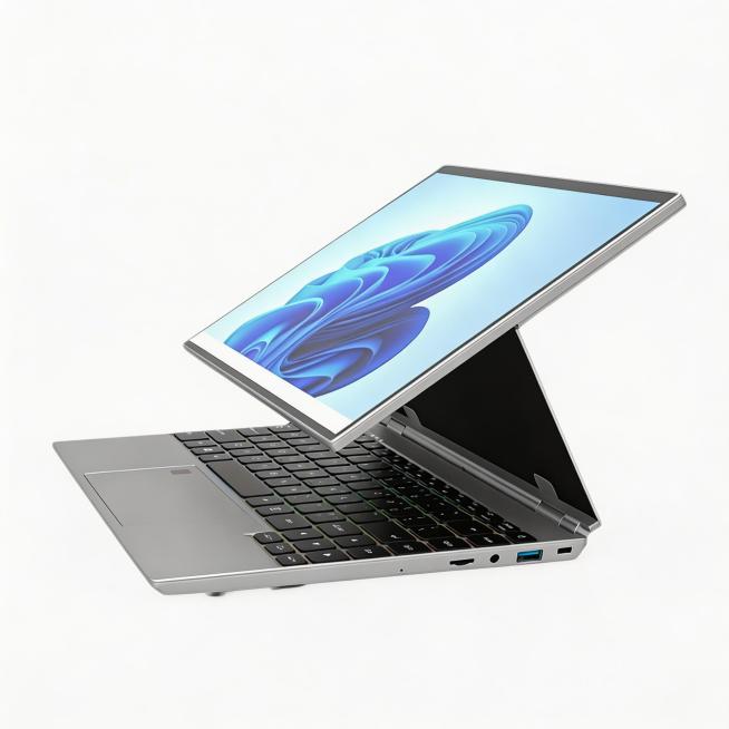 Based on the provided product image, generate a 14-inch 4-in-1 convertible touchscreen laptop main i预览效果